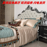 欧式床实木床双人床美式床法式真皮床新古典奢华1.8米公主床婚床