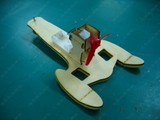 新品银鱼号电动空气桨H艇舰船模型拼装套材 A172