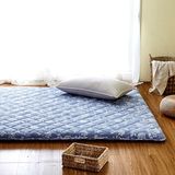 日式透气竹炭加厚榻榻米床垫1.5m床双人1.8垫被地铺睡垫折叠床褥