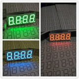 LED 0.8英寸4位共阳数码管红色 蓝色 绿色diy创意电子时钟 直销