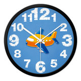12英寸摩门卡通挂钟儿童房卧室客厅可爱圆形静音创意钟表时钟挂表