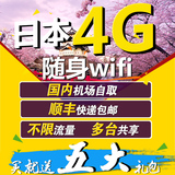 日本wifi租赁 4G网速 随身无线移动 egg蛋旅游电话流量高速上网卡