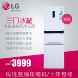 LG GR-D30PJPL 300升变频风冷无霜冷藏冷冻大容量三门电冰箱