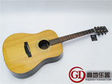 北京高地乐器 Wavegarden声音花园 WG-21亮光单板民谣木吉他 美国