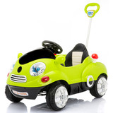 坐推杆摇摆卡通小孩玩具宝宝汽车孩智堡新款儿童电动车遥控四轮可