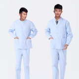护工服套装长袖冬装蓝色　护士服男医生服口腔科工作服装对门立领