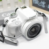 送相机包 佳能 100D Kiss X7 白色 套机 日本代购
