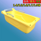 卫生间亚克力浴缸 方形独立式浴缸 带扶手浴枕 浴室泡澡浴盆A-12