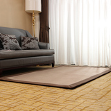 日式榻榻米夏季新型冷感100%全棉 棉麻 地垫客厅卧室地毯定做包邮