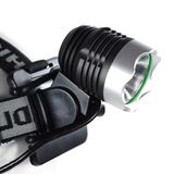 CREEQ5/XMLT6头灯大功率充电强光led头灯骑行手电筒自行车灯502A