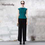 Marisfrolg玛丝菲尔 时尚垂坠感阔腿裤长裤 专柜正品秋装新女装