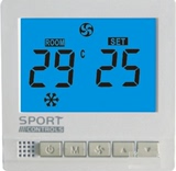 思博特SBT-301 中央空调液晶 温控器面板三速开关控制器 遥控