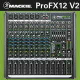 美奇 Mackie PROFX12 ProFX-12 12路 USB 调音台 PRO FX 12 正品
