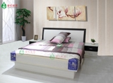 简约现代板式床气动高箱储物双人床带床垫1.8米木质箱床可收纳1.2