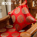 多艾佳中式红木实木沙发家具床头靠枕汽车抱枕靠垫套办公室腰枕