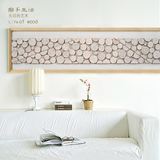 东南亚综合材料实木手工装饰画卧室床头客厅沙发实物中式挂件挂画