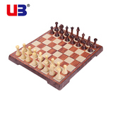 UB友邦 桌飞系列个性版圆角款木塑国际象棋chess 磁性折叠益智类