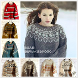 冬装日制Vintage复古古着孤品羊毛衣北欧英伦风男女加厚套头款