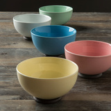 创意米饭碗 大汤碗套装陶瓷器餐具家用小碗 吃饭碗 日式泡面碗