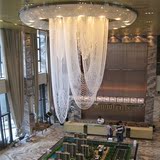 售楼部处大型工程水晶吸顶吊灯酒店大堂客厅水晶灯非标定做