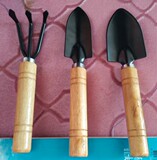 园艺工具套装三件小铲子锄头铲种花养花园林工具迷你三件套大铁铲