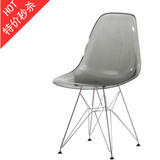 eames chair透明伊姆斯经典餐椅PC创意时尚实木设计师简约办公椅