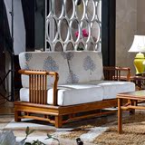 新现代中式实木沙发家具组合古典明清复古沙发中国风客厅布艺沙发