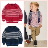 next英国代购 男童毛衣 条纹圆领套衫（3月-6岁）124-440