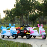 新款儿童电动车摩托车电动三轮车1-3-5岁小孩可坐男女宝宝电瓶车