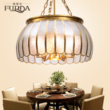 福瑞达地中海创意全铜吊灯  田园风格餐厅灯吊灯 美式过道灯T15