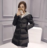 2015冬季女装外套韩版a字斗篷孕妇羽绒服中长款大码宽松加厚棉袄