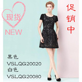 维格娜丝2015夏新款VSLQG20020 原价3880蕾丝连衣裙20080