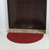 惠多丙纶半圆地垫欧式门垫入户地毯 客厅卫生间吸水防滑防尘脚垫