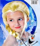 艾莎公主ElsaCOS动漫冰雪奇缘爱莎假发套 儿童万圣节舞台表演道具