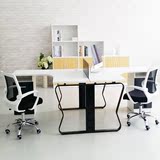 字台4人办公桌位 双人办公桌组合订做创意个性公司办公家具职员写