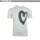 Michael Smith 夏装新款欧美潮牌个性涂鸦男女情侣装纯棉短袖T恤