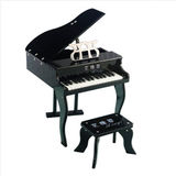 艾维婴   30键儿童木质机械小钢琴 儿童玩具音乐启蒙益智 白色三