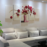 客厅沙发背景墙装饰画现代简约立体浮雕挂画田园卧室抽象时尚壁画