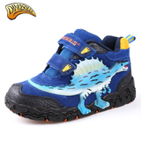 dinosoles恐龙童鞋秋冬款保暖高帮运动鞋儿童闪灯鞋男童鞋休闲鞋