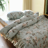 床单单件 纯棉加厚欧式田园简约1.5米1.8m2.0床全棉被单三四件套