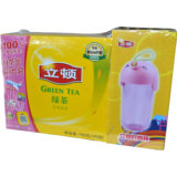 促销立顿绿茶100包/盒 办公休闲茶叶 袋泡茶包