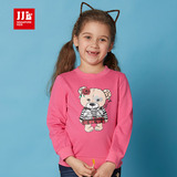 现款JJL KIDS季季乐休闲套头新款B类儿童常规女童卫衣GCY63037
