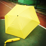 包邮韩国ulzzang创意卡通水果香蕉雨伞 三折伞折叠晴雨遮阳伞黄色