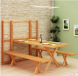 创意家居 实木餐桌 折叠餐桌 超级省空间 可定做