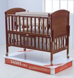 小硕士 婴儿床 宝宝床 BB床多功能实木游戏床 带摇篮送蚊帐 包邮