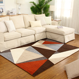 土耳其进口几何图案地毯 现代简约客厅茶几地垫加厚卧室床边垫