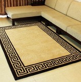 欧式美式中式客厅地毯茶几地毯卧室床边地垫满铺现代简约羊毛质感