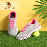 Camel/骆驼女鞋 户外运动女款 越野跑鞋吸汗防滑系带透气网面单鞋
