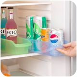 满包邮 厨房冰箱透明零食收纳盒 橱柜长方形塑料盒餐具收纳小盒子