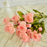 新款新丽玫瑰花小苞蕾室内仿真花摆设搭配插花干花客厅桌面装饰花